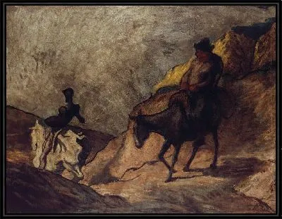 Картина Дон Кихот и Санчо Панса (1866-1868) 