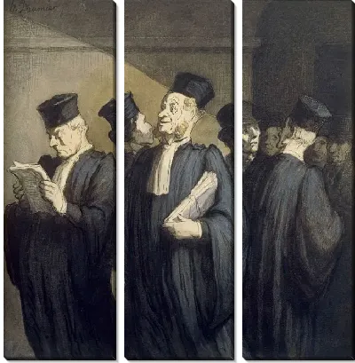 Картина До начала слушания (1860-1865)