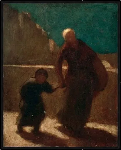 Картина На мосту в ночное время (1845-1848)