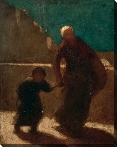 Картина На мосту в ночное время (1845-1848)