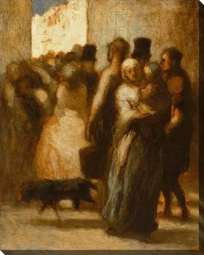 Картина На улице (1840-1850)