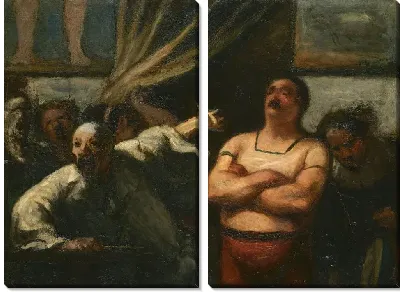 Картина Сильный человек (1865)