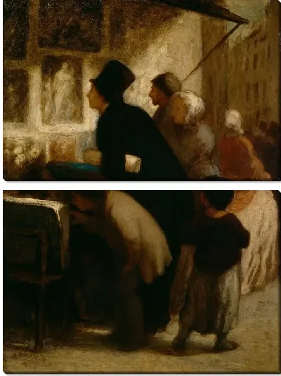 Картина У магазина (1860-1863)