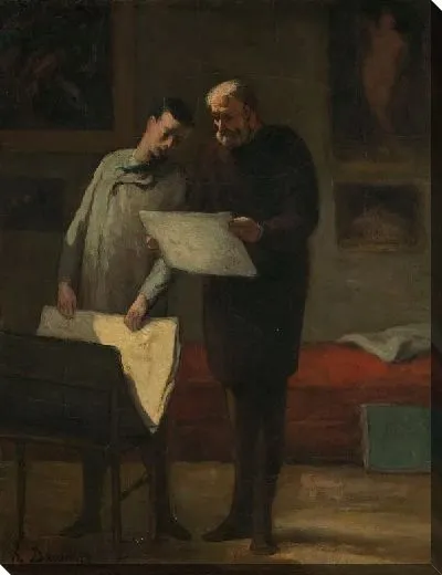 Картина Рекомендации для молодого художника (1865-1868)