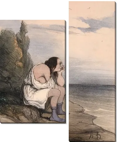 Картина Отчаяние Калипсо (1842)