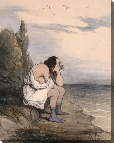 Картина Отчаяние Калипсо (1842)