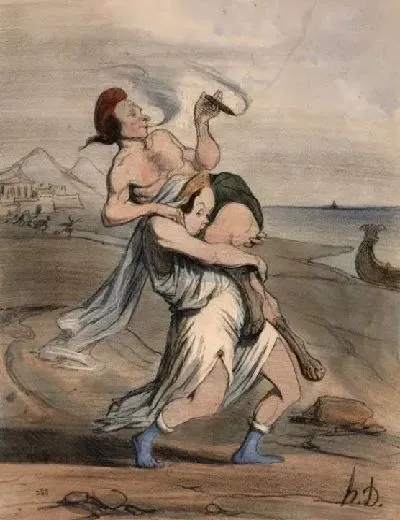 Картина Похищение Елены (1842)