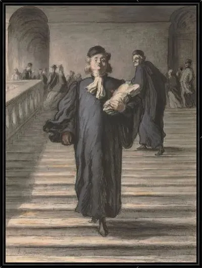 Картина Парадная лестница дворца правосудия (1864)