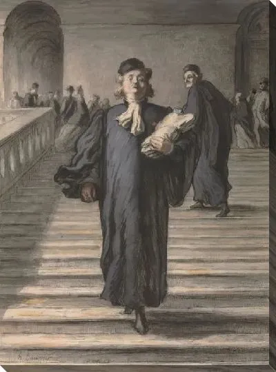 Картина Парадная лестница дворца правосудия (1864)