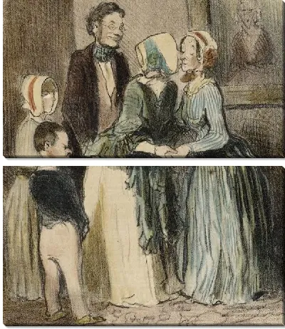 Картина Новый год (1847)