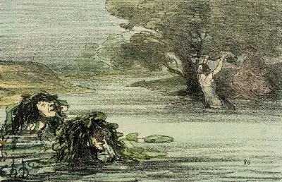 Картина Водные развлечения (1857)
