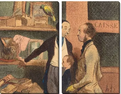 Картина Благотворительные газеты (1842)