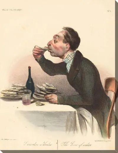 Картина Любитель устриц (1836)