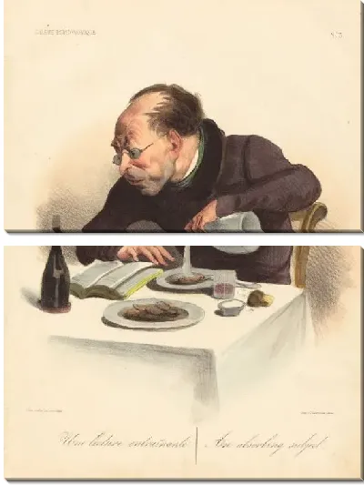 Картина Броское чтение (1836)