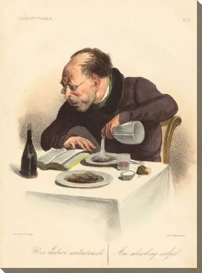 Картина Броское чтение (1836)