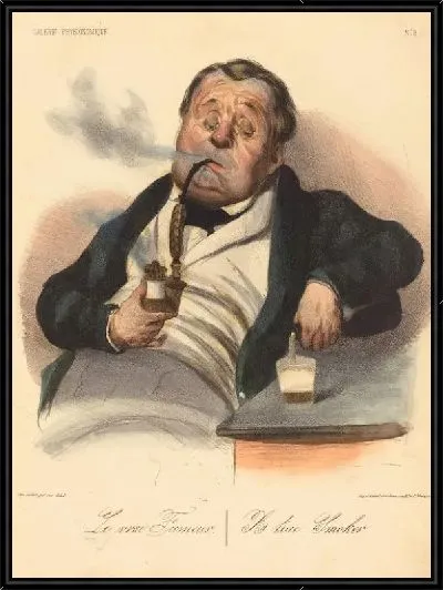 Картина Курение (1836)