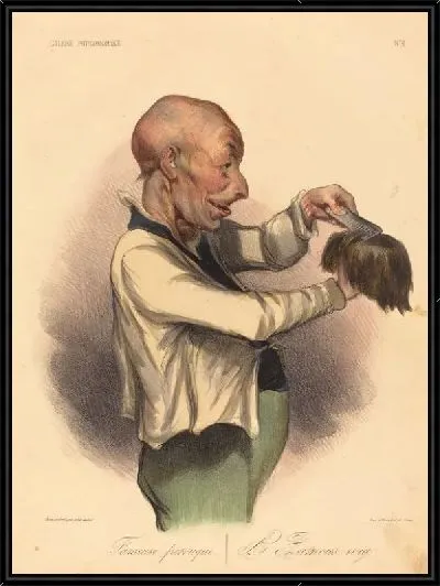 Картина Знаменитый парик (1836) 