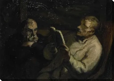 Картина Чтение (1857)