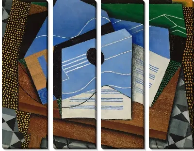 Картина Гитара на столе (1915)