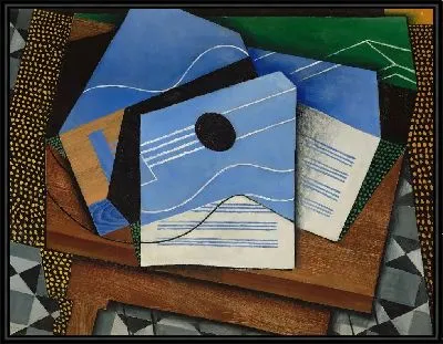 Гитара на столе (1915)