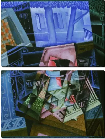 Картина Натюрморт перед открытым окном (1915)