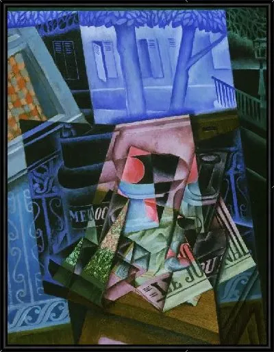 Картина Натюрморт перед открытым окном (1915)