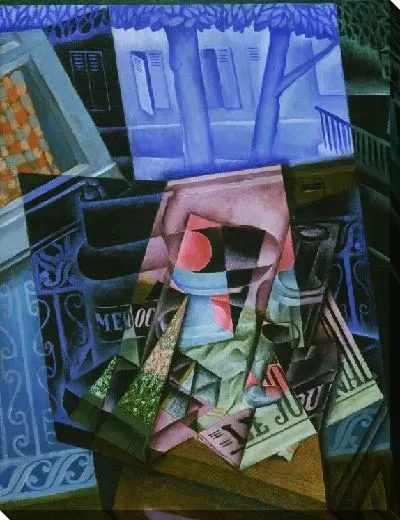 Картина Натюрморт перед открытым окном (1915)