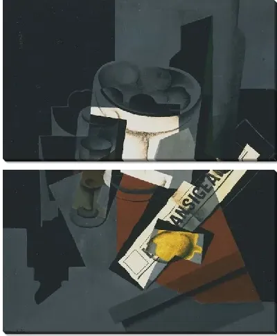 Картина Натюрморт с газетой (1916)