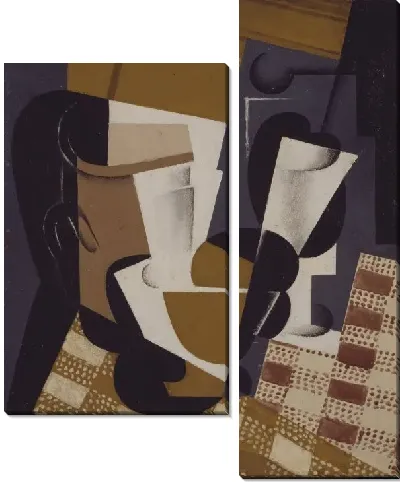 Картина Кувшин вина и стакан (1916)