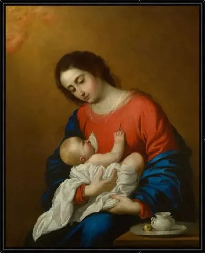 Картина Мадонна с младенцем (1658)