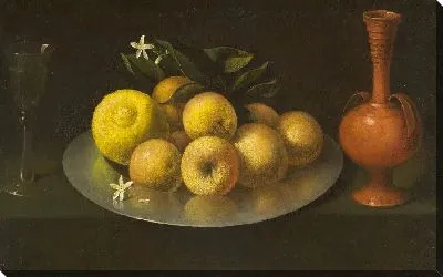 Натюрморт со стаканом, фруктами и кувшином (1650)