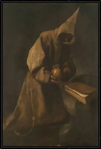 Картина Святой Франциско в медитации (1632)
