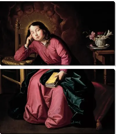 Картина Маленькая Богородица спит (1630-1635)