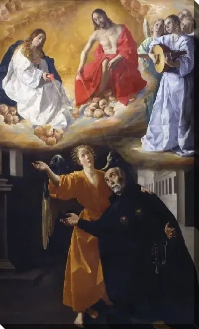 Картина Видение блаженного Алонсо Родригес (1630)