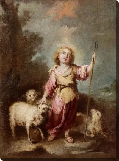 Картина Младенец Христос как добрый пастырь