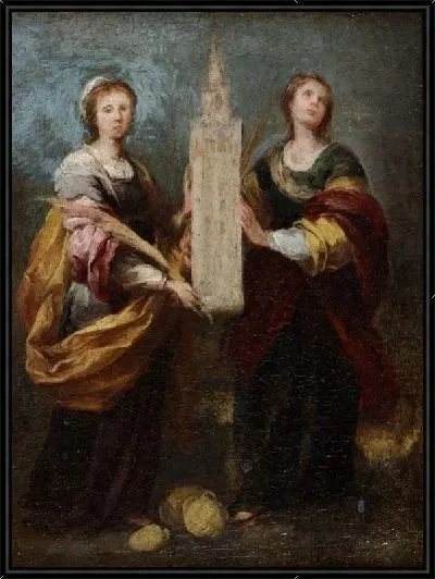 Картина Святая Хуста и Святая Руфина (1665-1666)