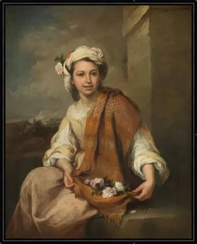 Картина Цветочница (1665-1670)