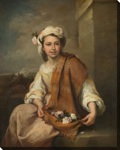 Картина Цветочница (1665-1670)