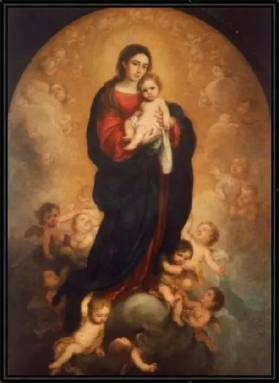 Картина Мадонна с младенцем (1673)