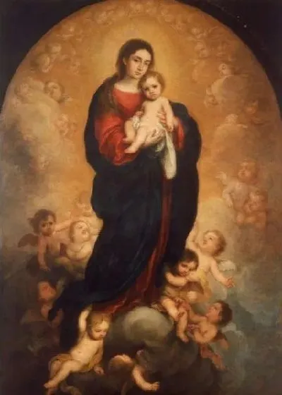 Картина Мадонна с младенцем (1673)