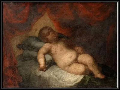 Картина Младенец Христос спит