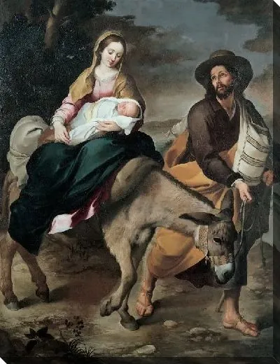 Картина Бегство в Египет (1645-1650)