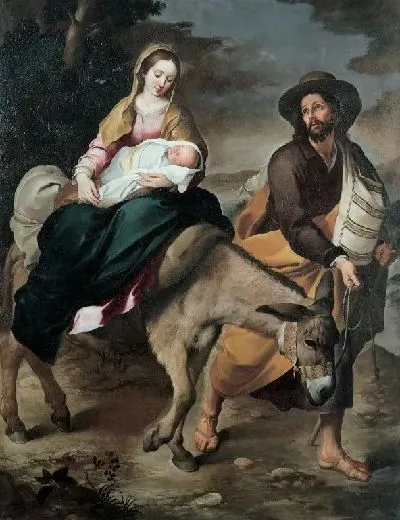 Картина Бегство в Египет (1645-1650)