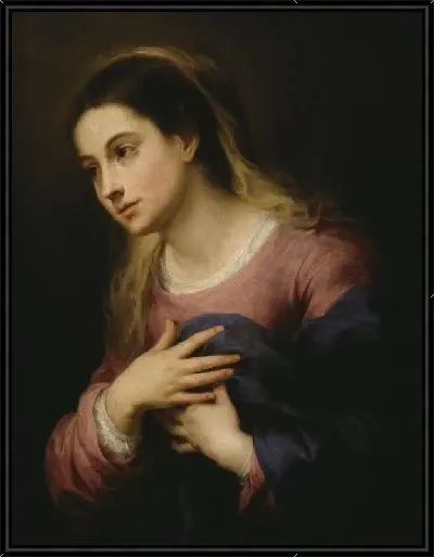 Картина Богоматерь Благовещения (1670-1680) 
