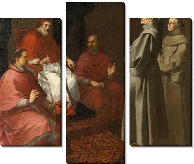 Картина Перед Папой Григорием IX (1645-1646)