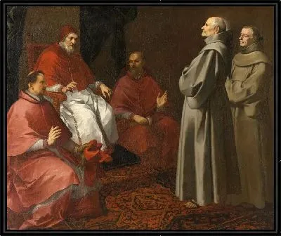 Картина Перед Папой Григорием IX (1645-1646)