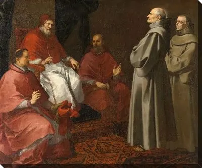 Картина Перед Папой Григорием IX (1645-1646)