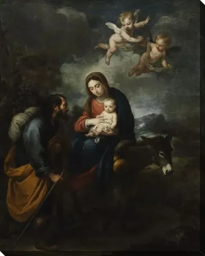 Картина Бегство в Египет (1668-1670)