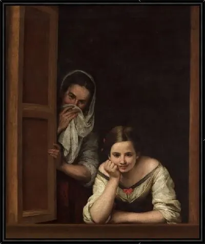 Две женщины у окна (1655-1660)