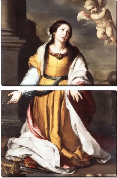 Картина Святая Екатерина Александрийская (1645-1650)